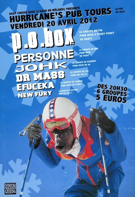 P.O.Box + Personne + Johk + Dr Mass + New Fury + Efuceka