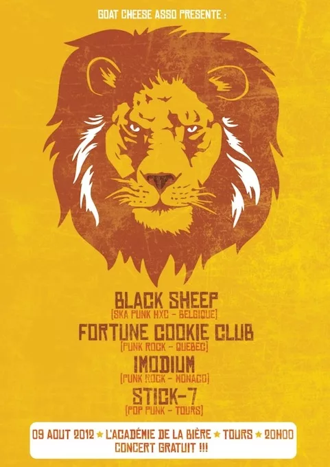 Black Sheep (BE) + Fortune Cookie Club (CAN) + Imodium + Stick-7
