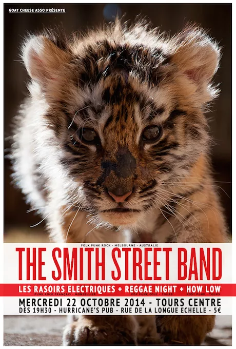 The Smith Street Band (AUS) + Les Rasoirs Electriques + Reggae Night + How Low?