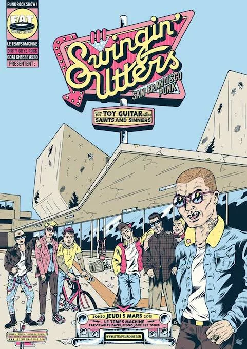 Swingin'Utters (USA) + Toy Guitar (USA) + Saints And Sinners