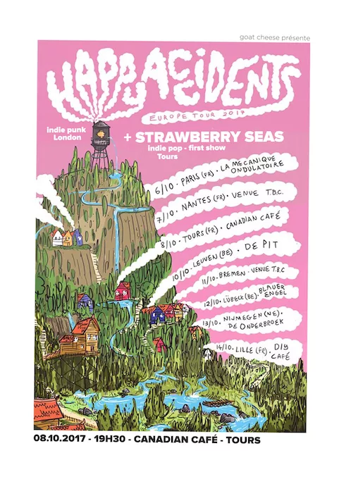 Happy Accidents (UK) + Strawberry Seas