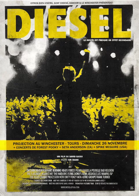 Projecton du film DIESEL + Forest Pooky + Seth Anderson (CAN) + Spike McGuire (USA)