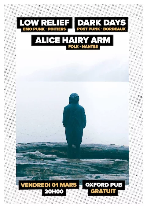 Dark Days + Low Relief + Alice Hairy Arm