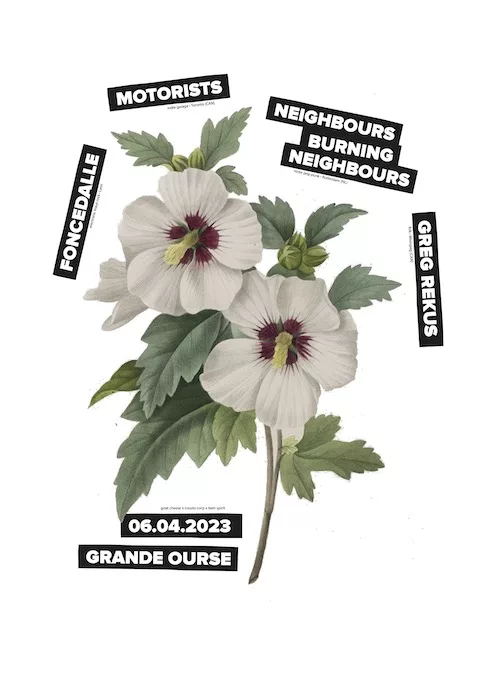 Motorists (CAN) + Neighbours Burning Neighbours (NL) + Foncedalle + Greg Rekus (CAN)