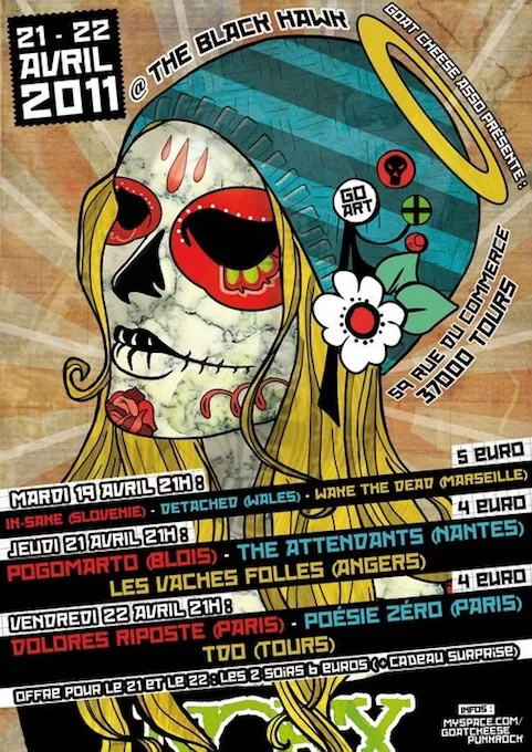 Pogomarto + The Attendants + Les Vaches Folles