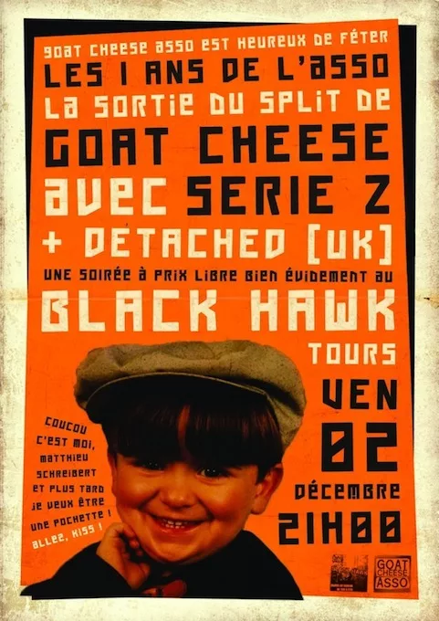 Detached (UK) + Série Z + Goat Cheese