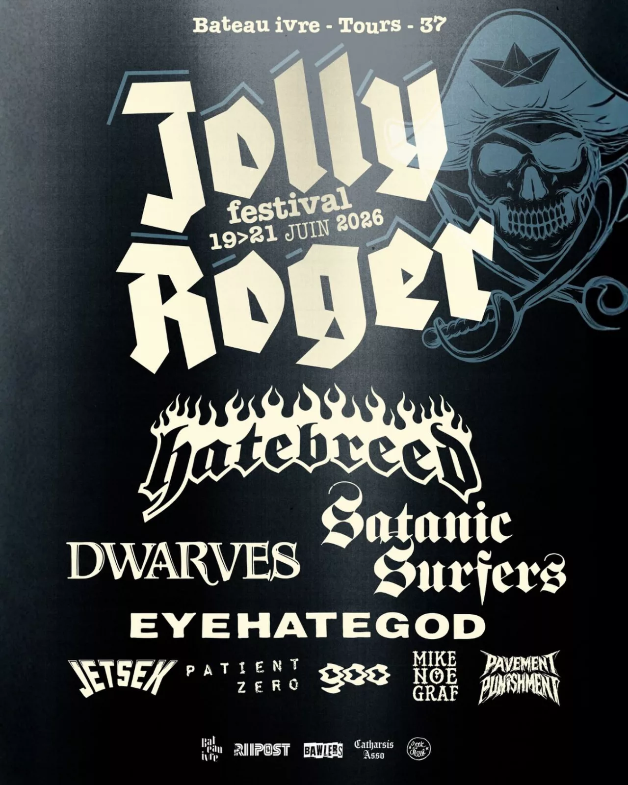 Jolly Roger Festival – Ven 19 au Dim 21 juin 2026 - Le Bateau ivre